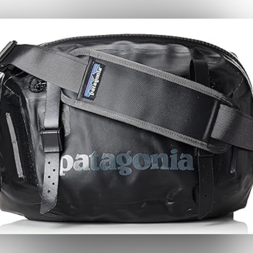 Patagonia guidewater stormfront waterproof fishing hip fanny pack black